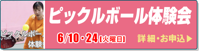 ピックルボール体験会